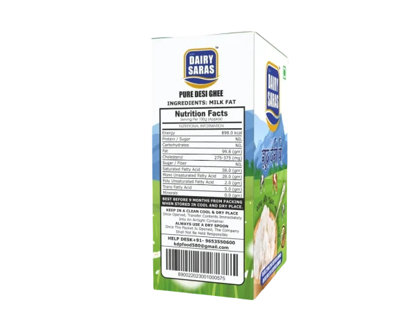 Dairy Saras Ghee (1 Ltr.) - Image 3
