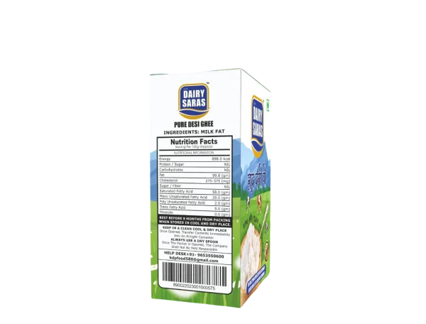 Dairy Saras Ghee (500ml) - Image 5
